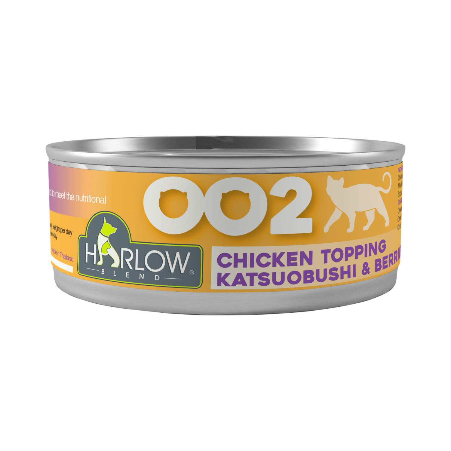 Harlow Blend 002 雞肉鰹魚莓果高湯貓罐頭| 80g