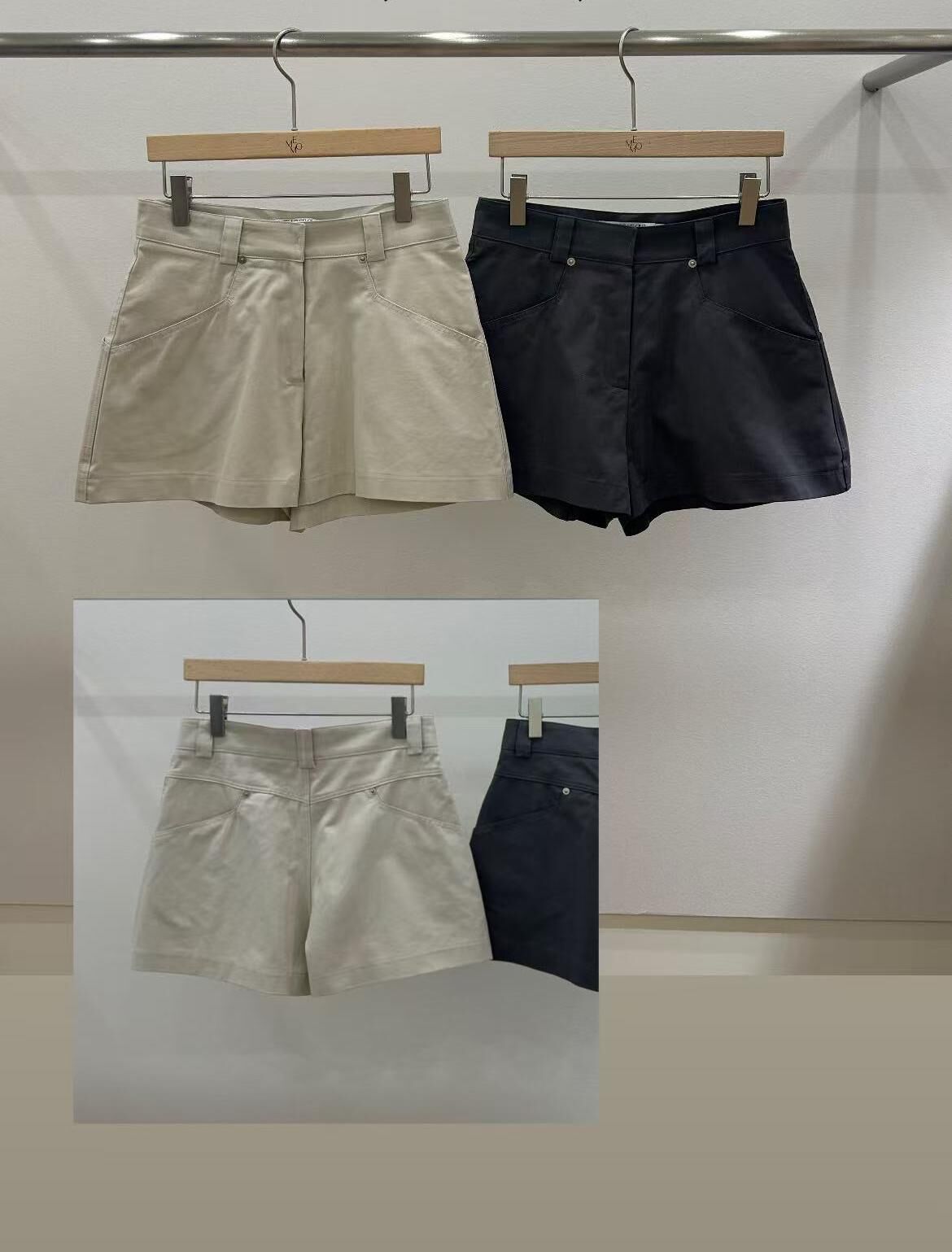MM6254 A字拼接休閒短褲