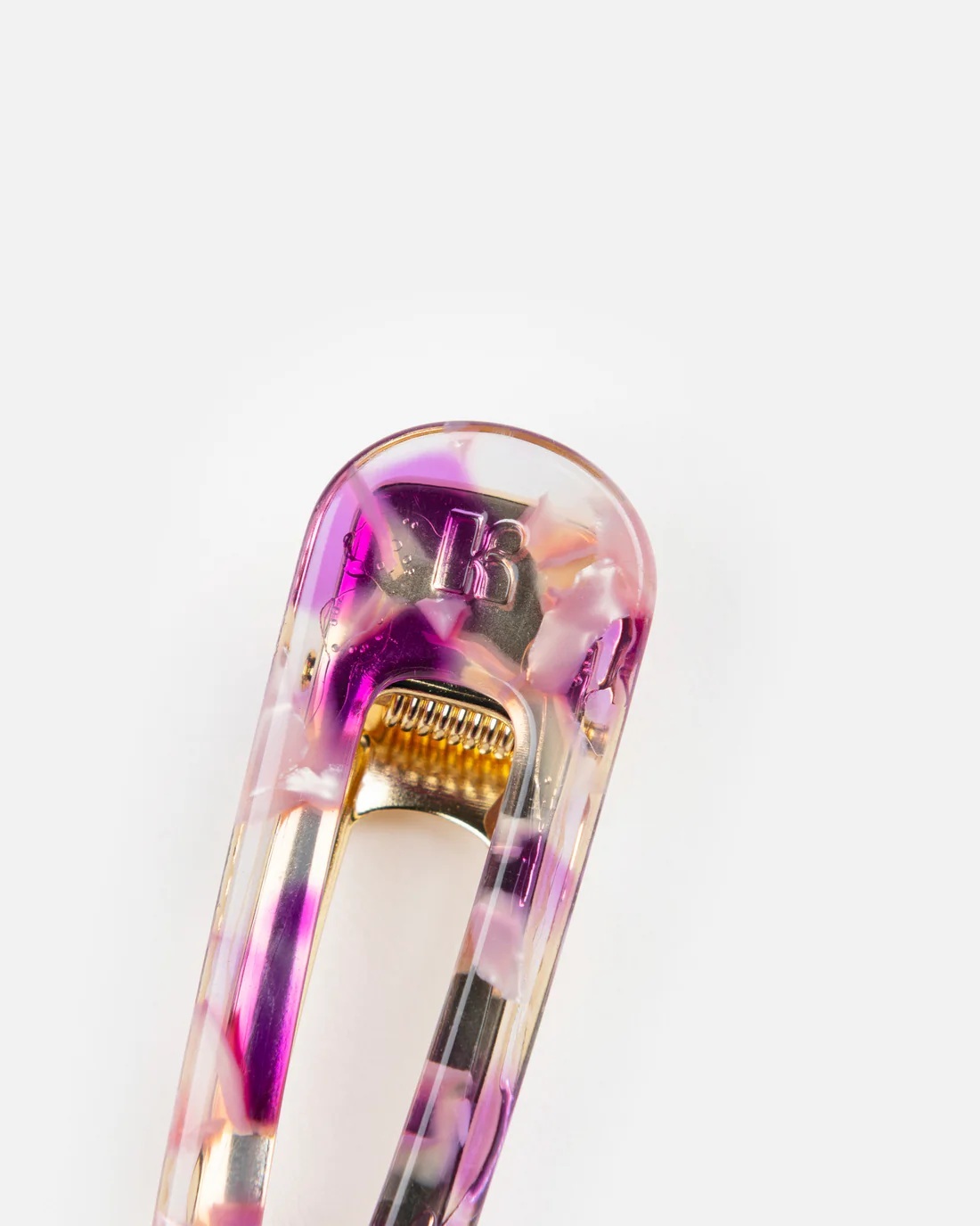 Kurage Ginza Triangle Hair Clip - Pink