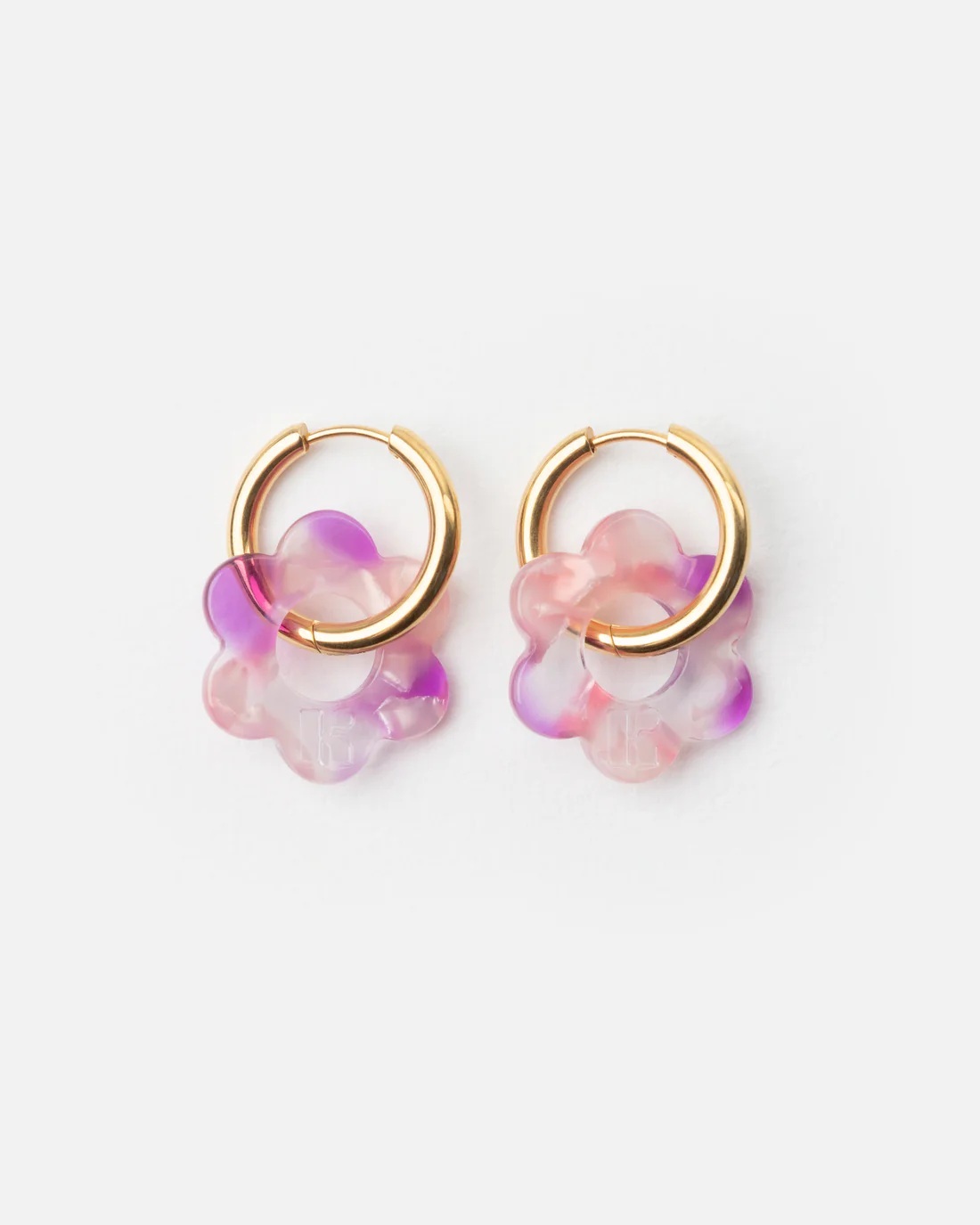 Kurage Ginza Earrings BABY FLEURETTE - Pink