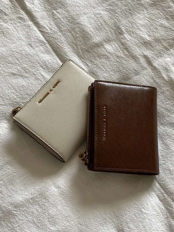 （預購）Charles & Keith  Harmonee皮革零錢短夾 小CK 錢包