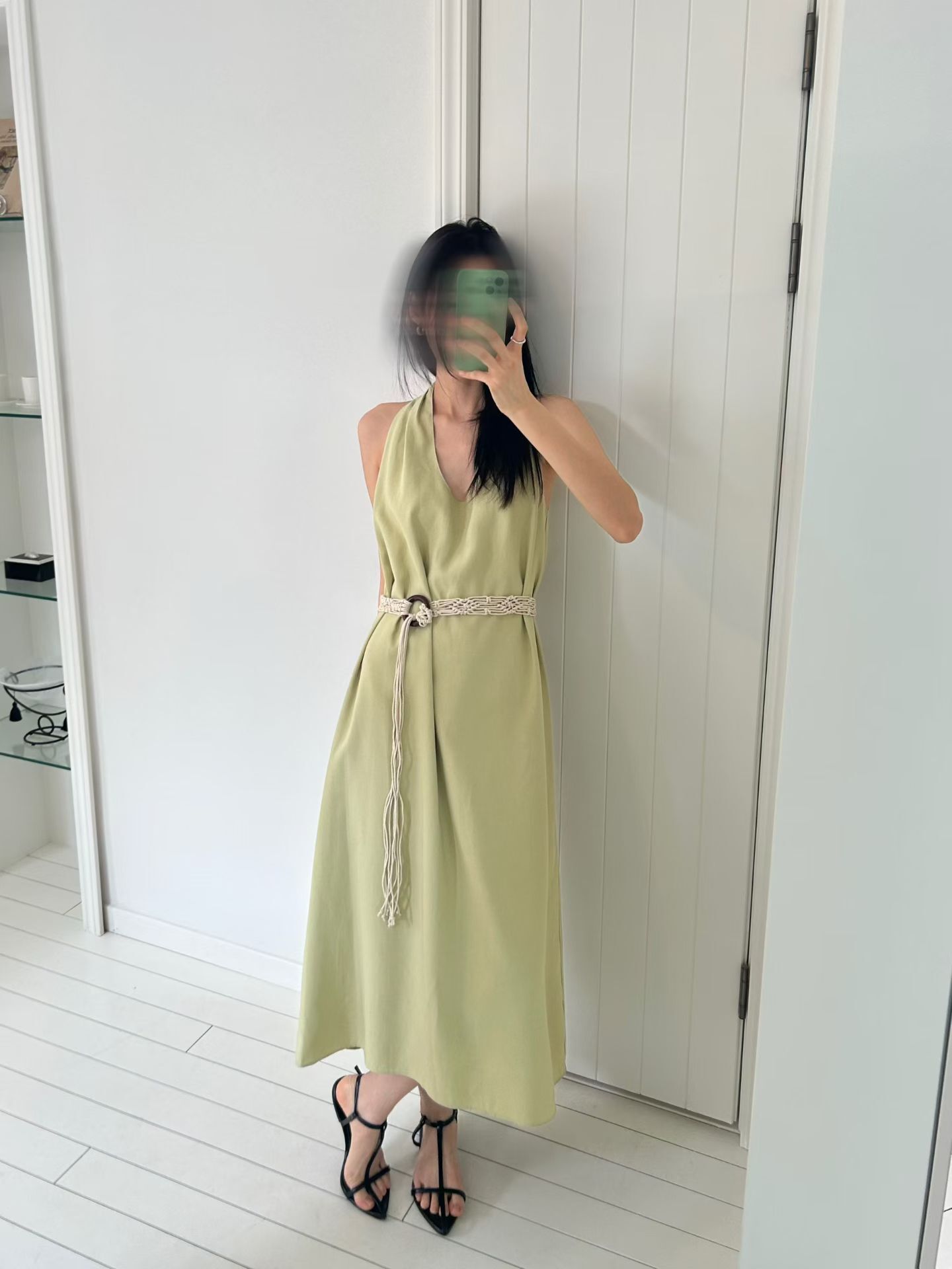 MM6217 歐美高級感大領連身裙