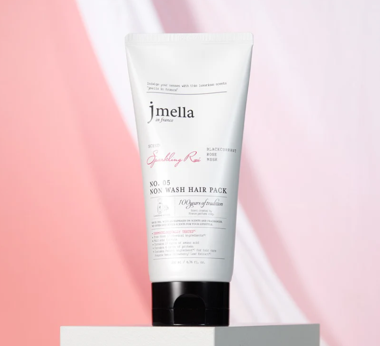 [S] JM JMELLA IN FRANCE SPARKLING ROSE' NO WASH HAIR PACK, 8809794736063 (SJM65)