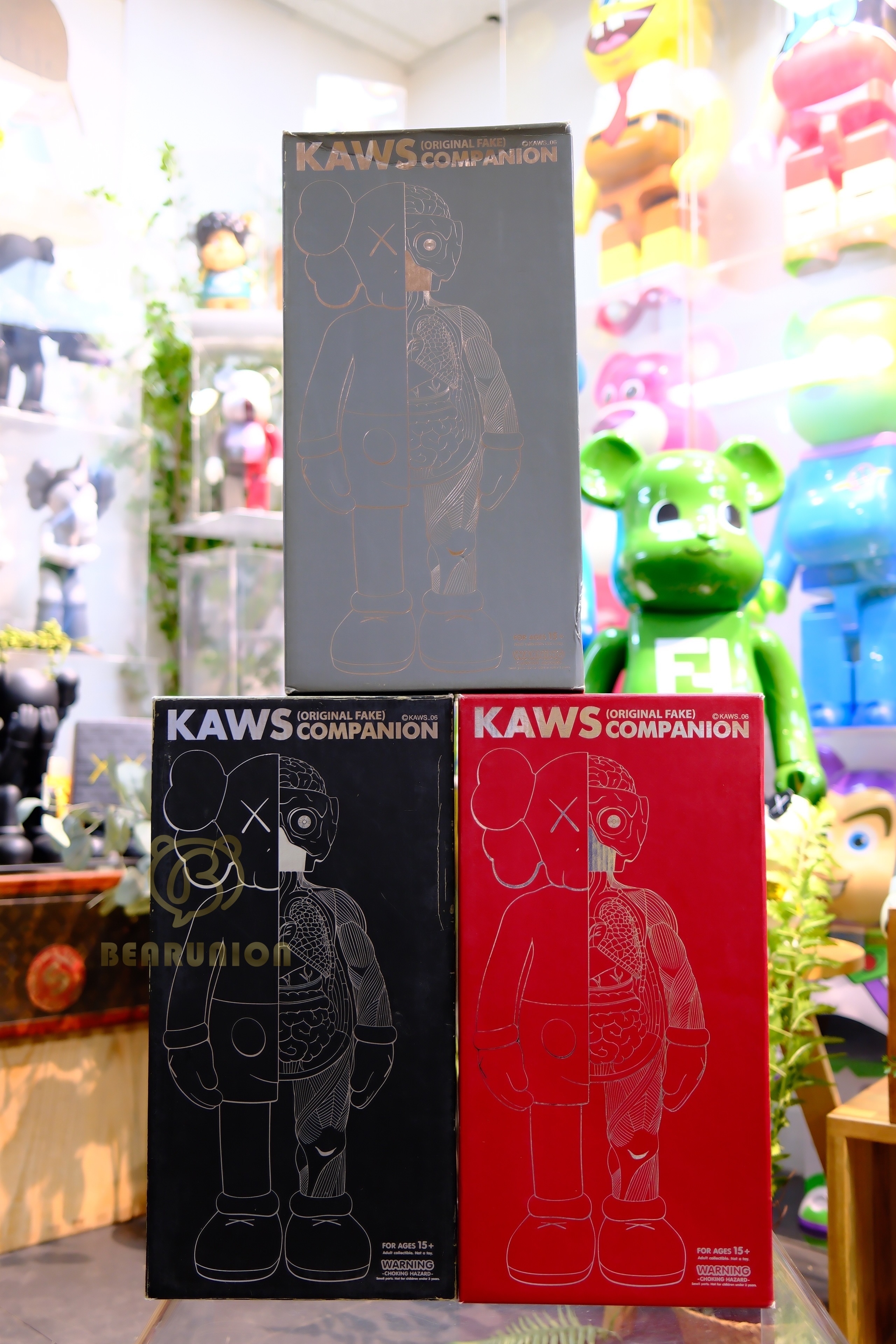 🥇In Stock🥇KAWS Five Years Later 5YL Dissected Companion Set of 3