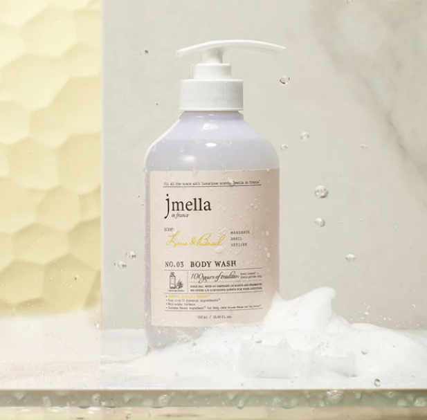 [S] JM JMELLA IN FRANCE LIME & BASIL BODY WASH, 8809711716918 (SJM80)