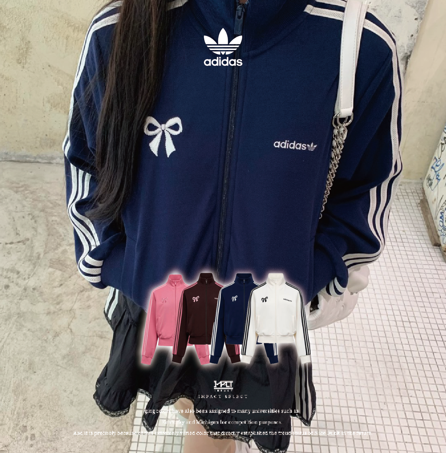 Adidas originals 蝴蝶結 夏日 薄款 立領 外套 四色