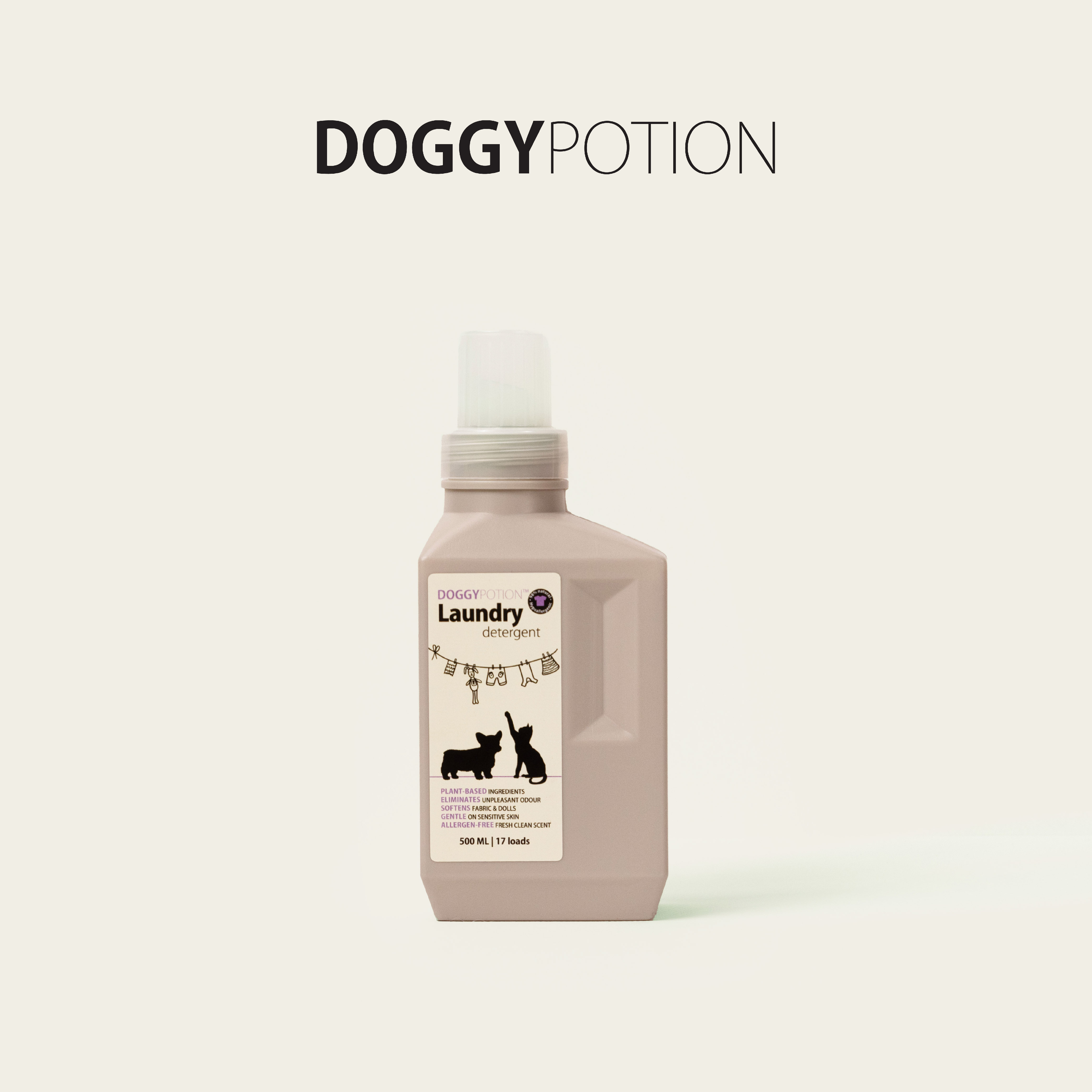 寵物天然溫和洗衣劑｜DOGGYPOTION