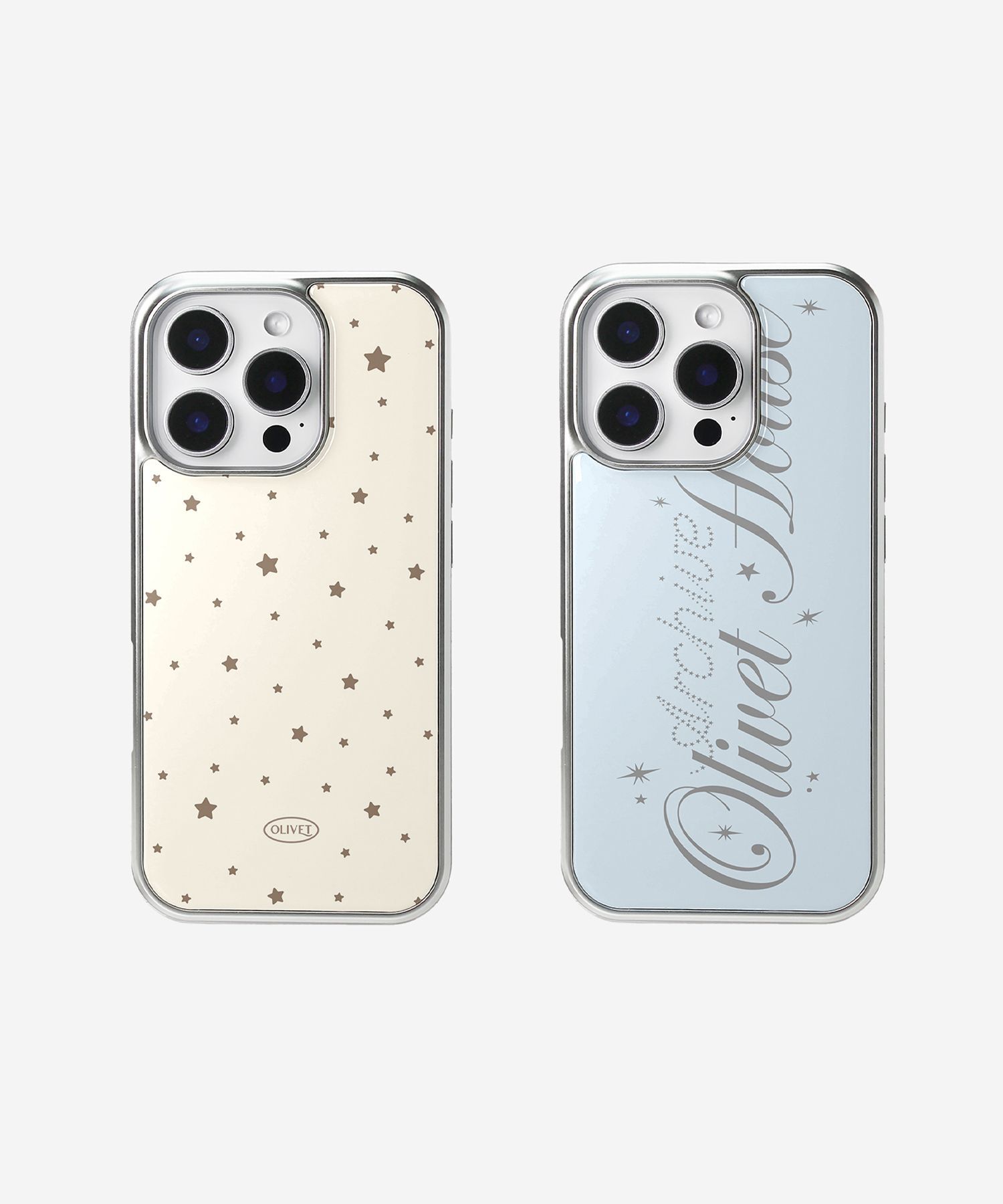 OLIVET 星空刻字銀框手機殼 OLIVETCASE02