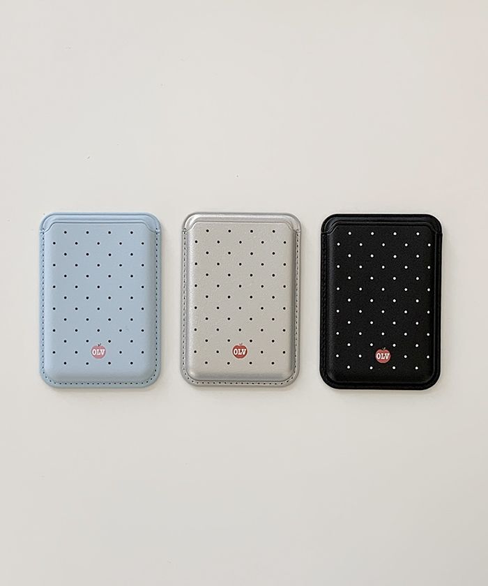 OLIVET 點點圖案 MagSafe 磁吸卡夾 OLIVETDIG05