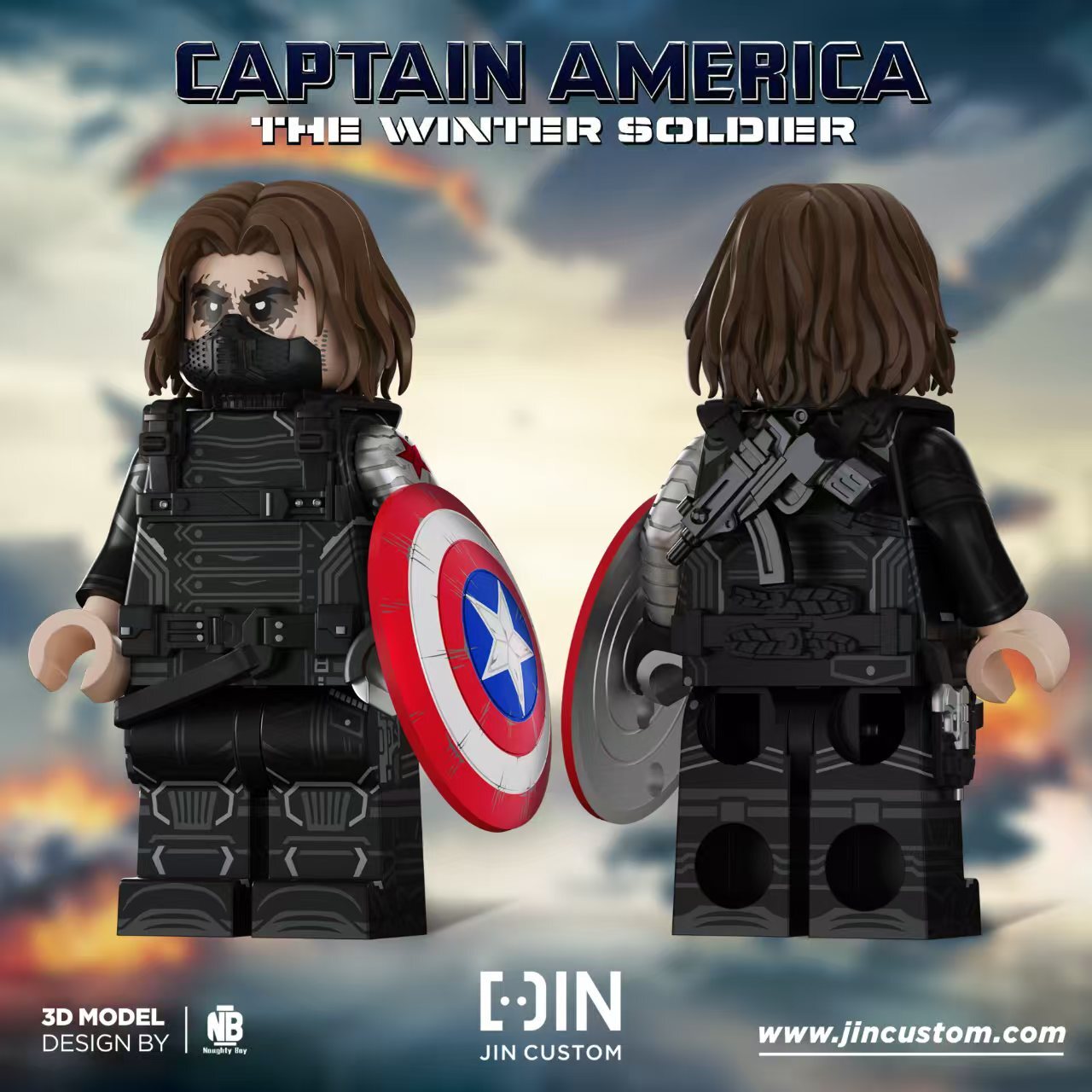 [Jin Custom][Preorder] Winter Soldier V2 [PADprinted]