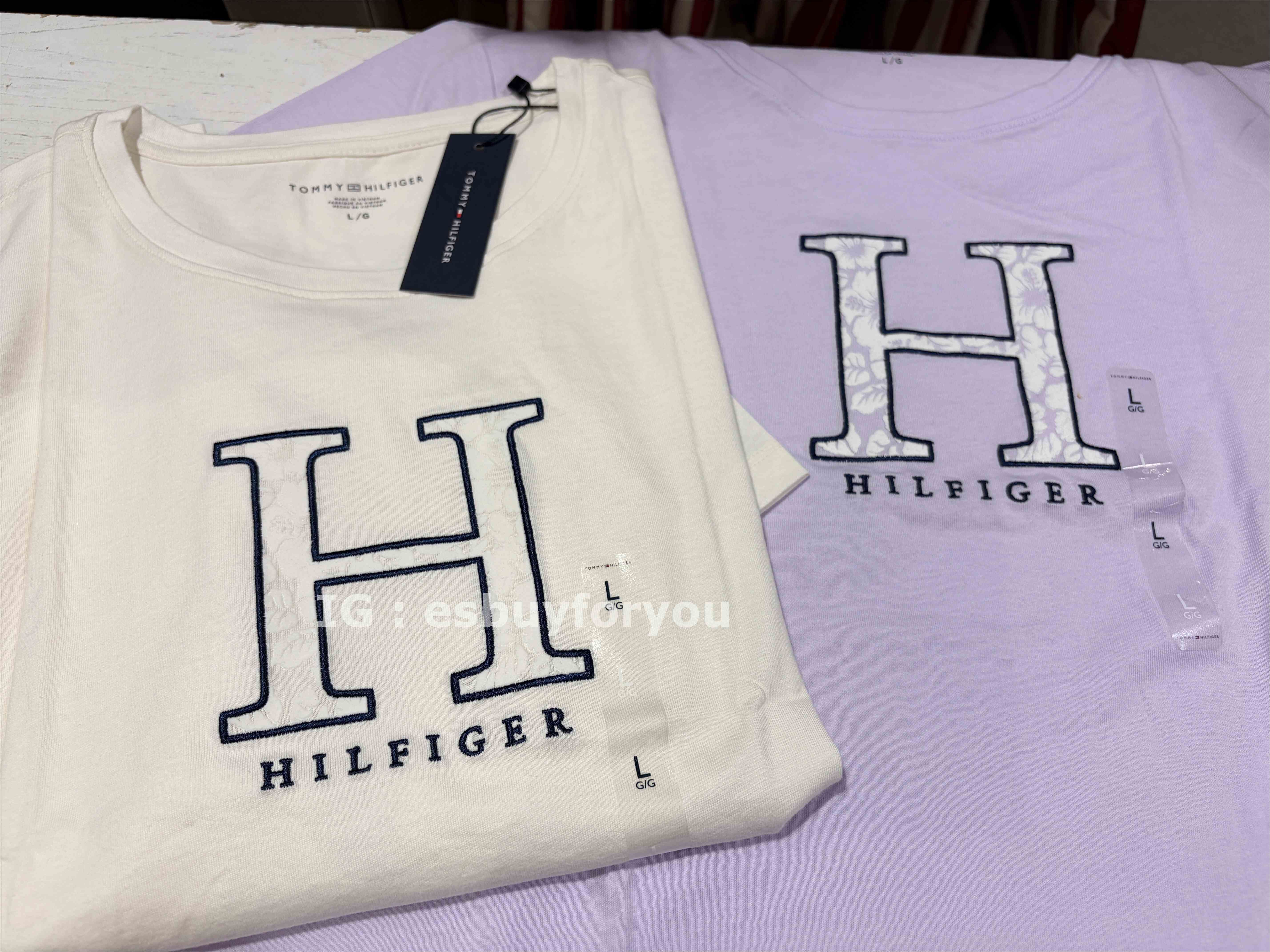 TOMMY 女大人 大H字樣 短TEE (2色)