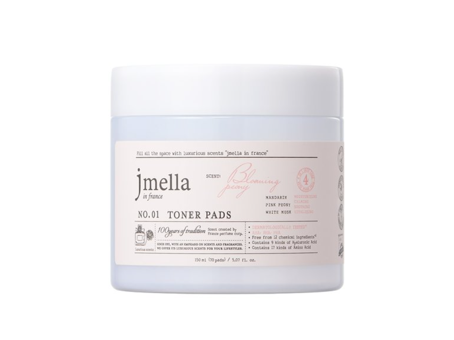 [S] JM JMELLA IN FRANCE BLOOMING PEONY TONER PADS, 8809711718875 (SJM102)
