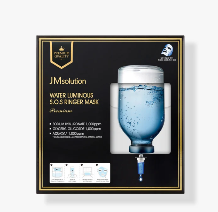 [KPO] JM JMSOLUTION WATER LUMINOUS S.O.S RINGER MASK PREMIUM, 8809794735165 (POKJM10)