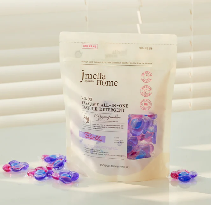 [S] JM JMELLA HOME IN FRANCE ECLAT LILAC PERFUME ALL-IN-ONE CAPSULE DETERGENT MINI, 8809794734052 (SJM117)