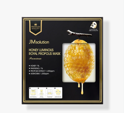 [S] JM JMSOLUTION HONEY LUMINOUS ROYAL PROPOLIS MASK PREMIUM, 8809794735189 (SJM11)