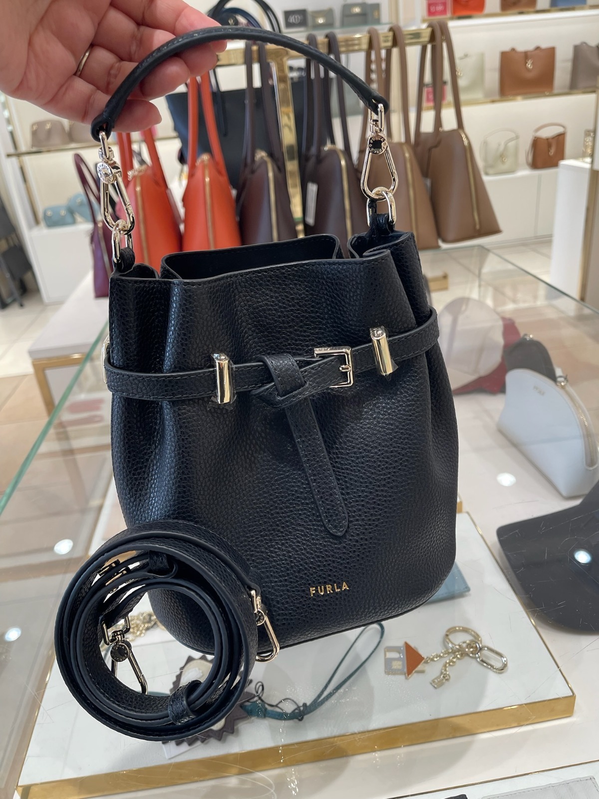 【預購】Furla H051713 Aura 水桶包