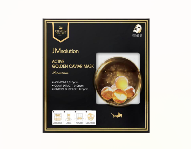 [S] JM JMSOLUTION ACTIVE GOLDEN CAVIAR INTENSE MASK PREMIUM, 8809794737329 (SJM13)