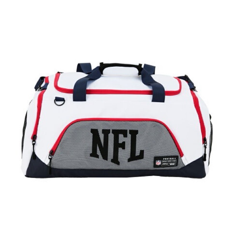 【NFL】大容量旅行袋｜獨立鞋袋 運動休閒-白色2425178000