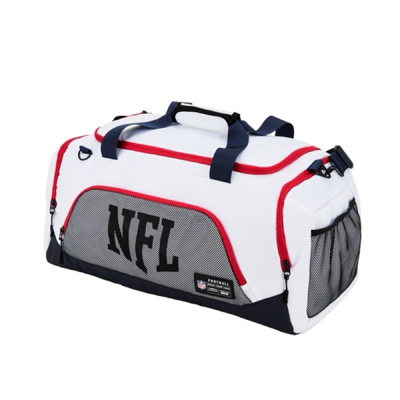 【NFL】大容量旅行袋｜獨立鞋袋 運動休閒-白色2425178000