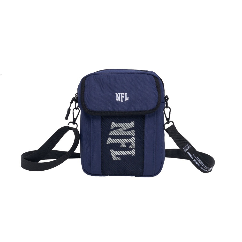 【NFL】簡約運動側背包｜防潑水設計 輕量收納-深藍色2455170280