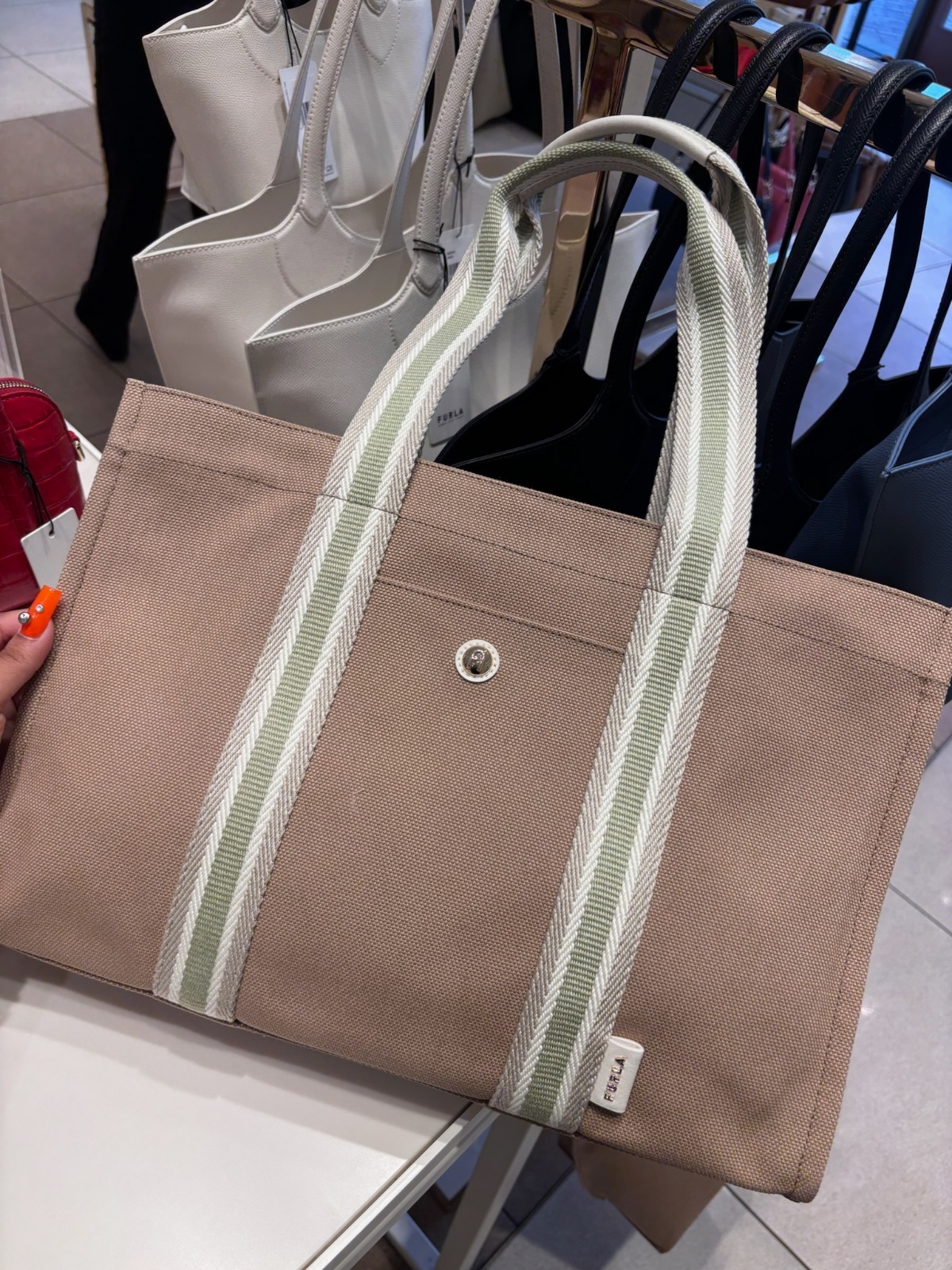 【預購】Furla H051741 Planeta 帆布大號托特包
