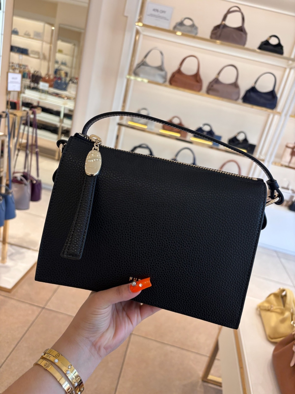 【預購】Furla H051743 黑色Ofelia 手提包