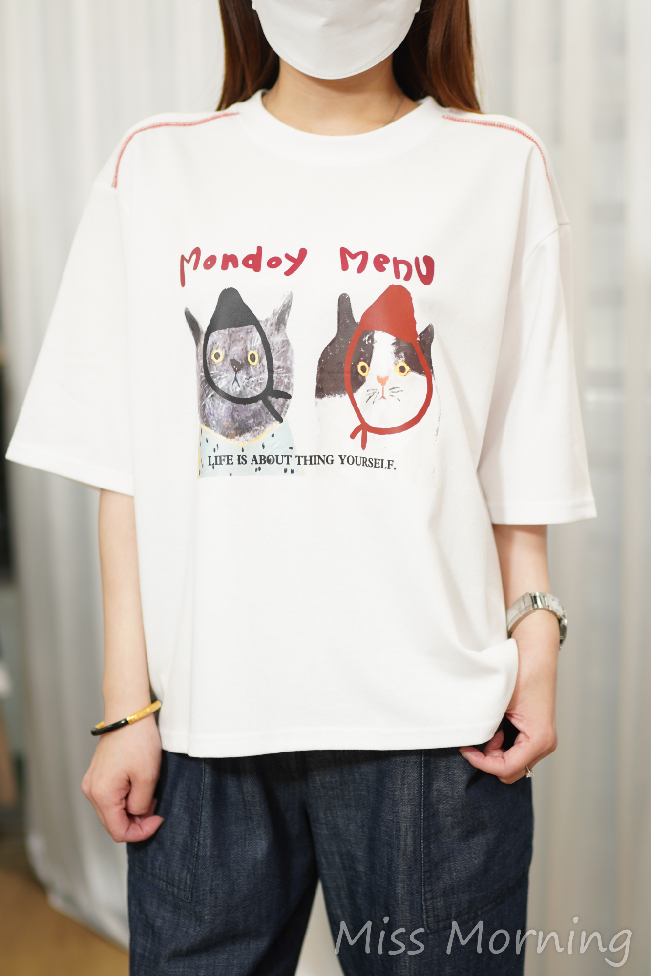 靚色必買貓貓tee(15214)
