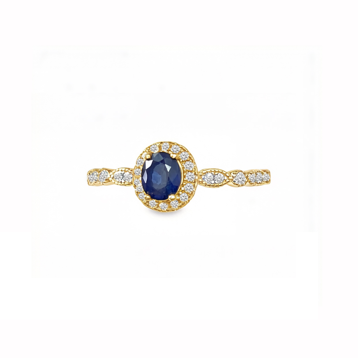 จิวเวลรี่น้ำหนักเบา|ไพลิน (Sapphire)|เงิน S925|แหวน|M3