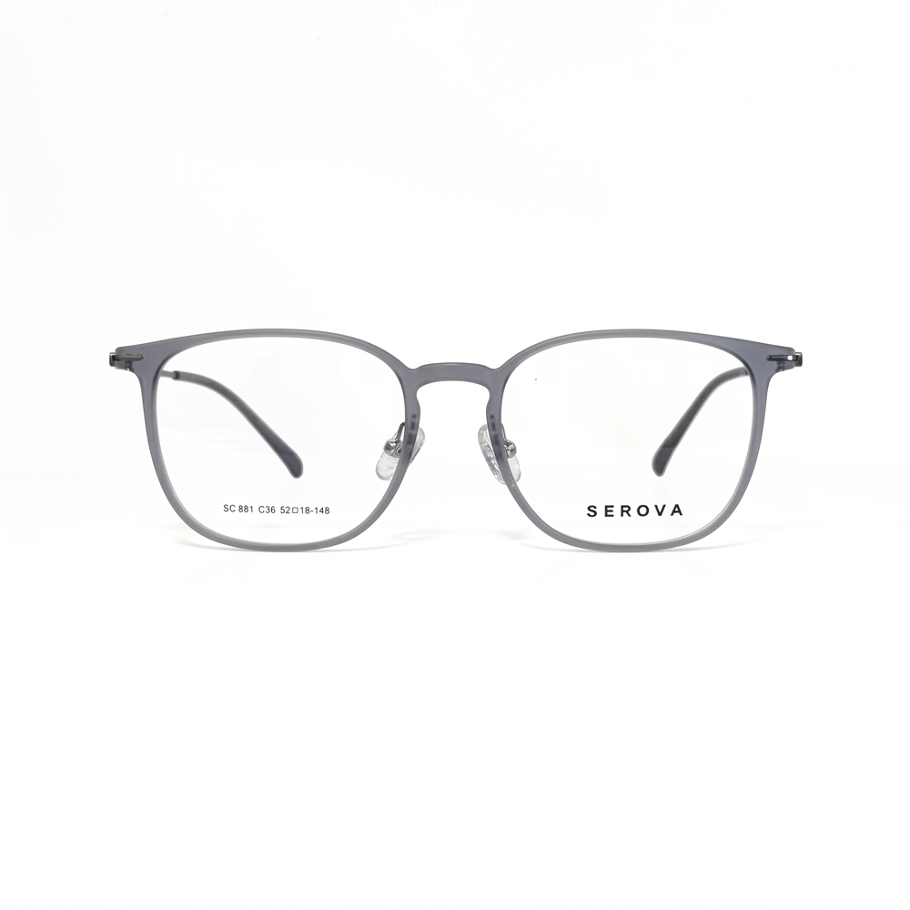 【SEROVA】SC881 C36 方框光學眼鏡♦(灰)