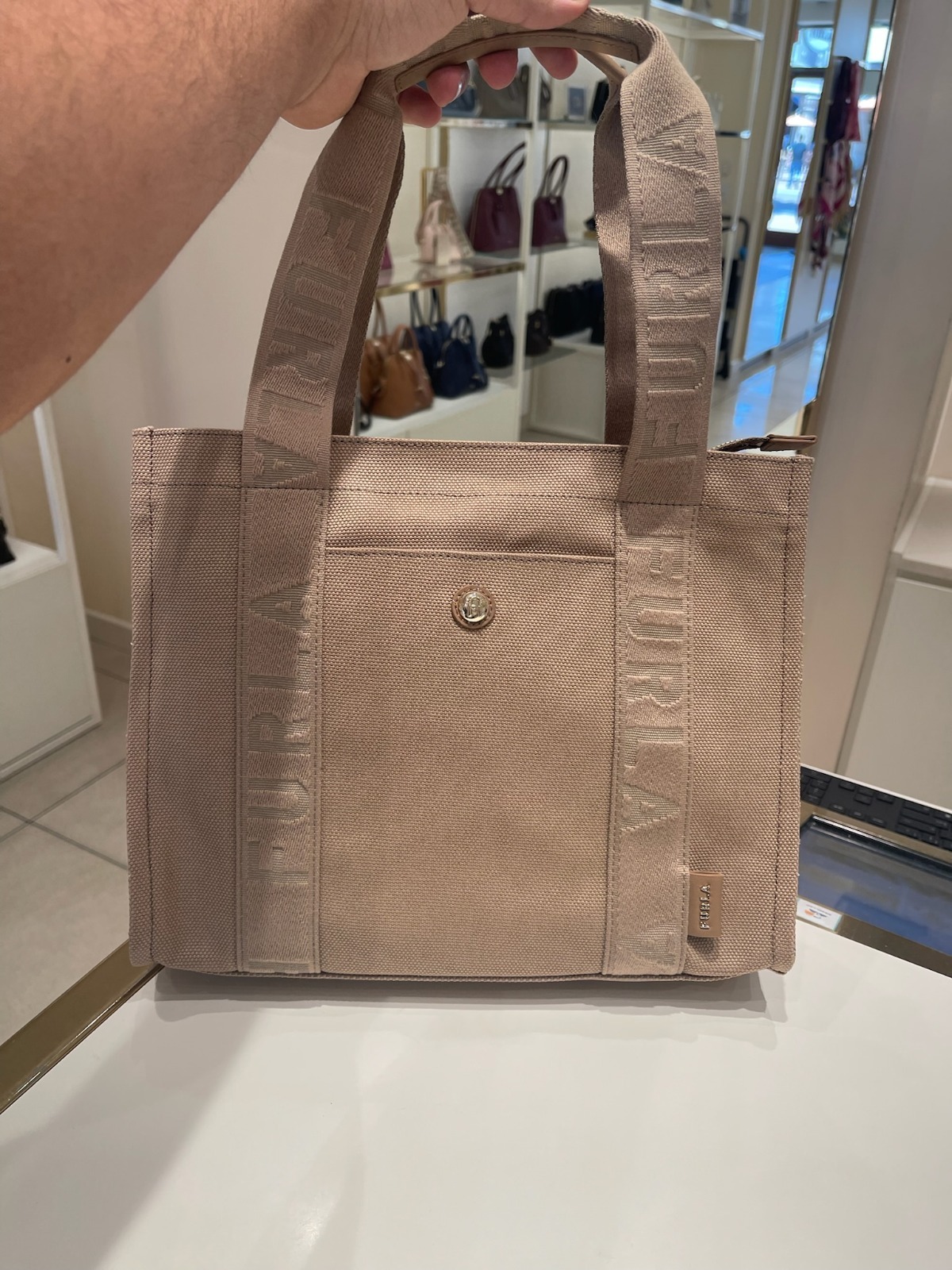 【預購】Furla H051742 帆布大號托特包