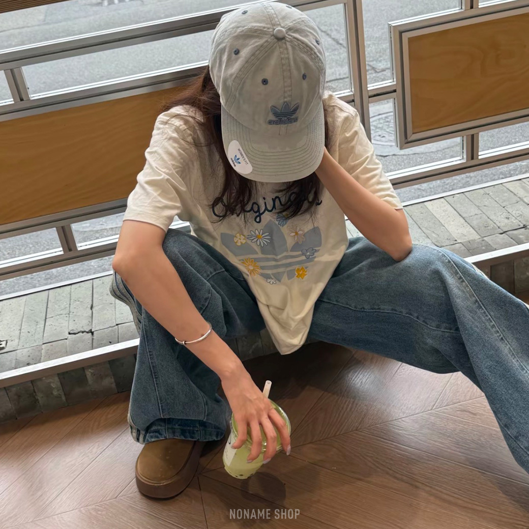 ADIDAS ORIGINALS 三葉草 雛菊 短袖 兩色 (女款)