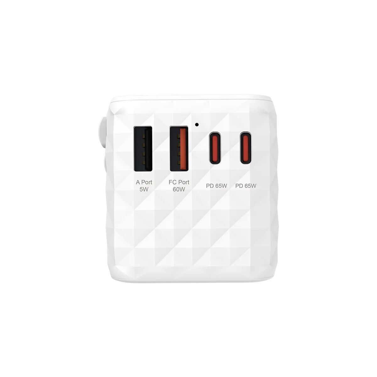 i-FT65 GaN 65W 4-Ports AC Socket Universal Travel Adaptor