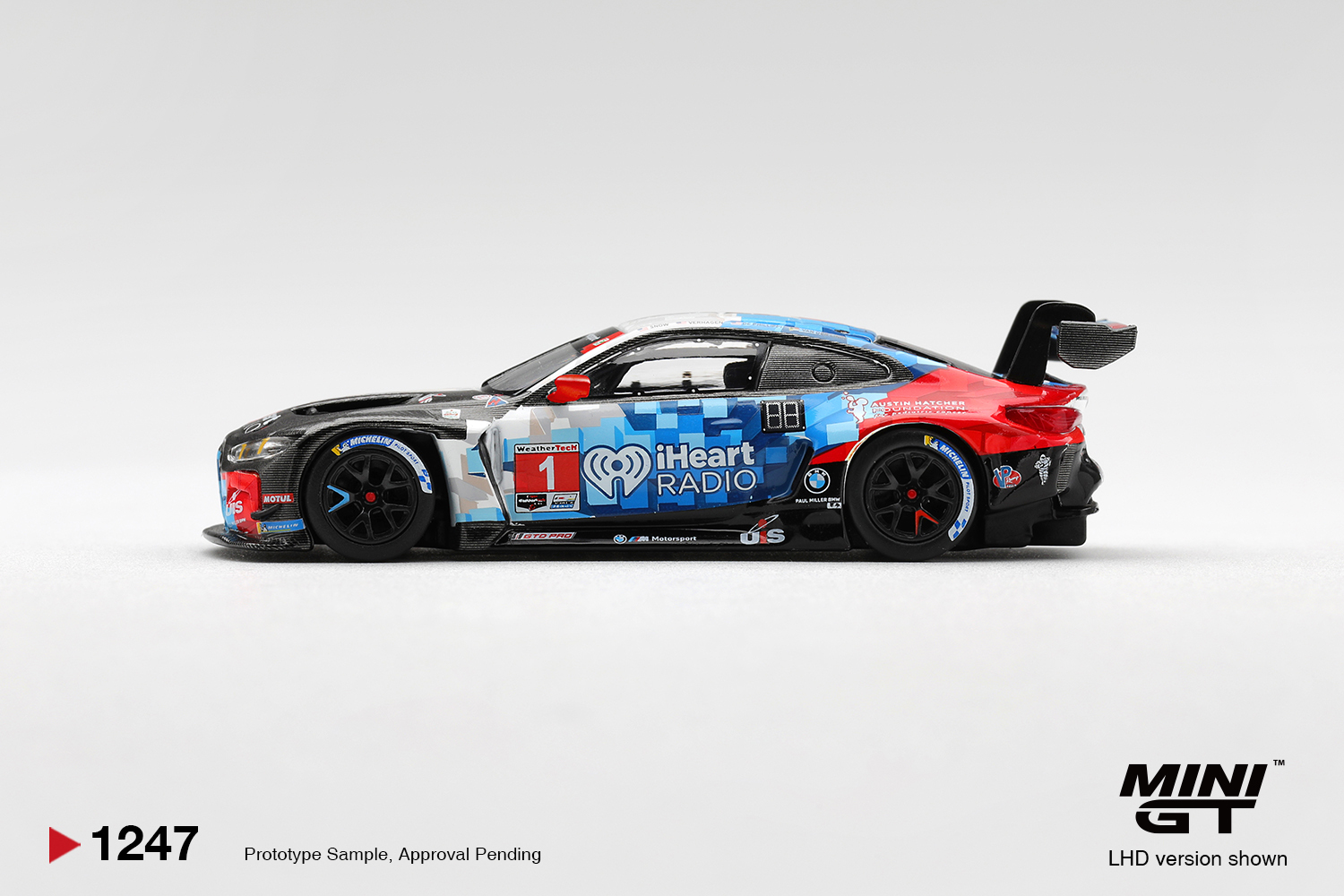 [預訂] Mini GT #1247 BMW M4 GT3 EVO #1 Paul Miller Racing 2025 IMSA Daytona 24 Hrs
