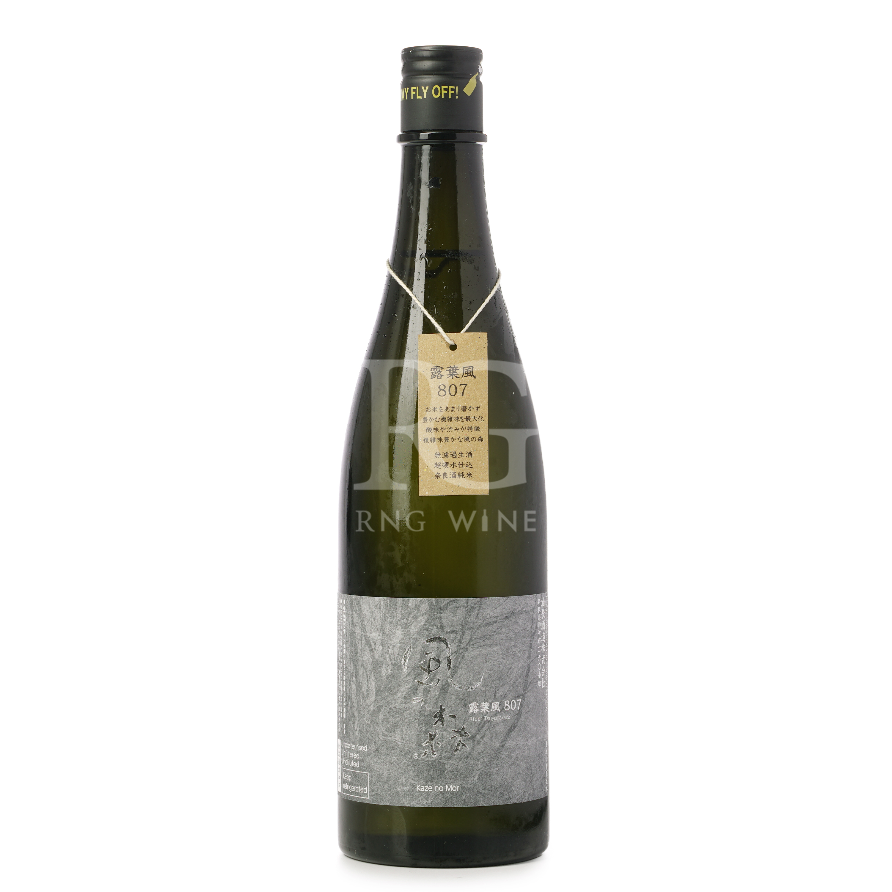 風の森  露葉風807 純米 無濾過 生原酒 (720ml)