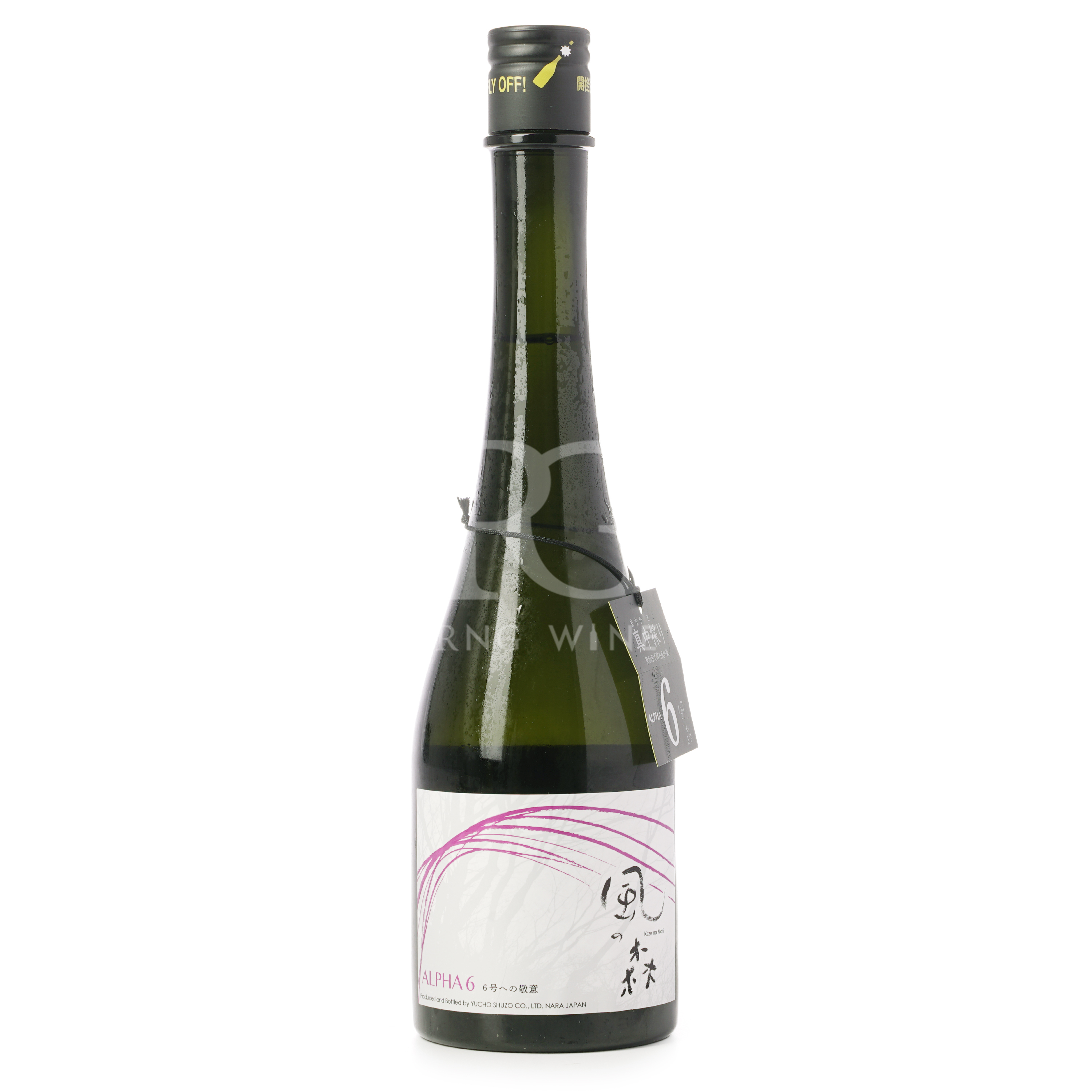 風の森  ALPHA 6 6号への敬意 真中採り 純米 無濾過 生原酒 (500ml)