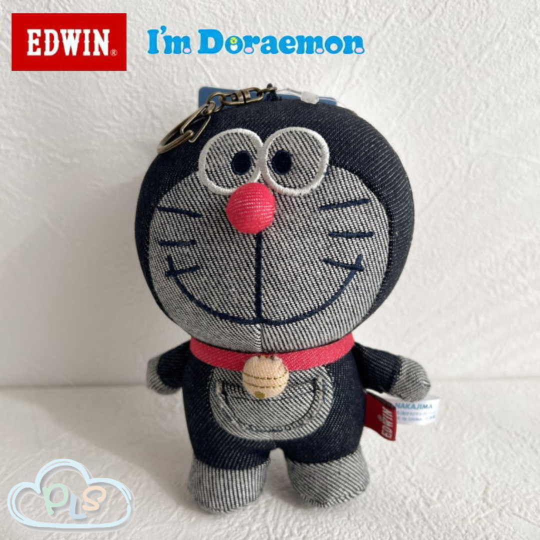 現貨 波子鏈牛仔布公仔 多啦A夢 X EDWIN #22831-1