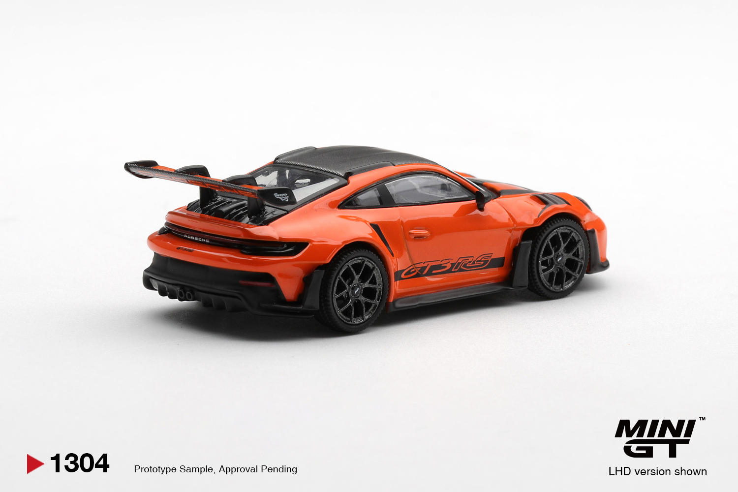 [預訂] Mini GT #1304 保時捷 911 (992) GT3 RS Weissach Package Gulf 橙色－右軚