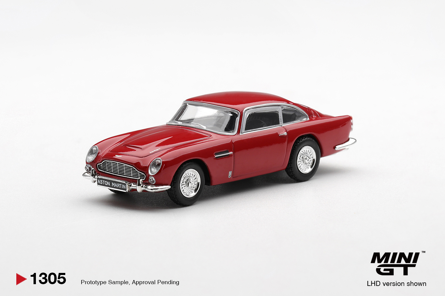 [預訂] Mini GT #1305 奧斯頓·馬丁 DB5 Fiesta 紅色－右軚