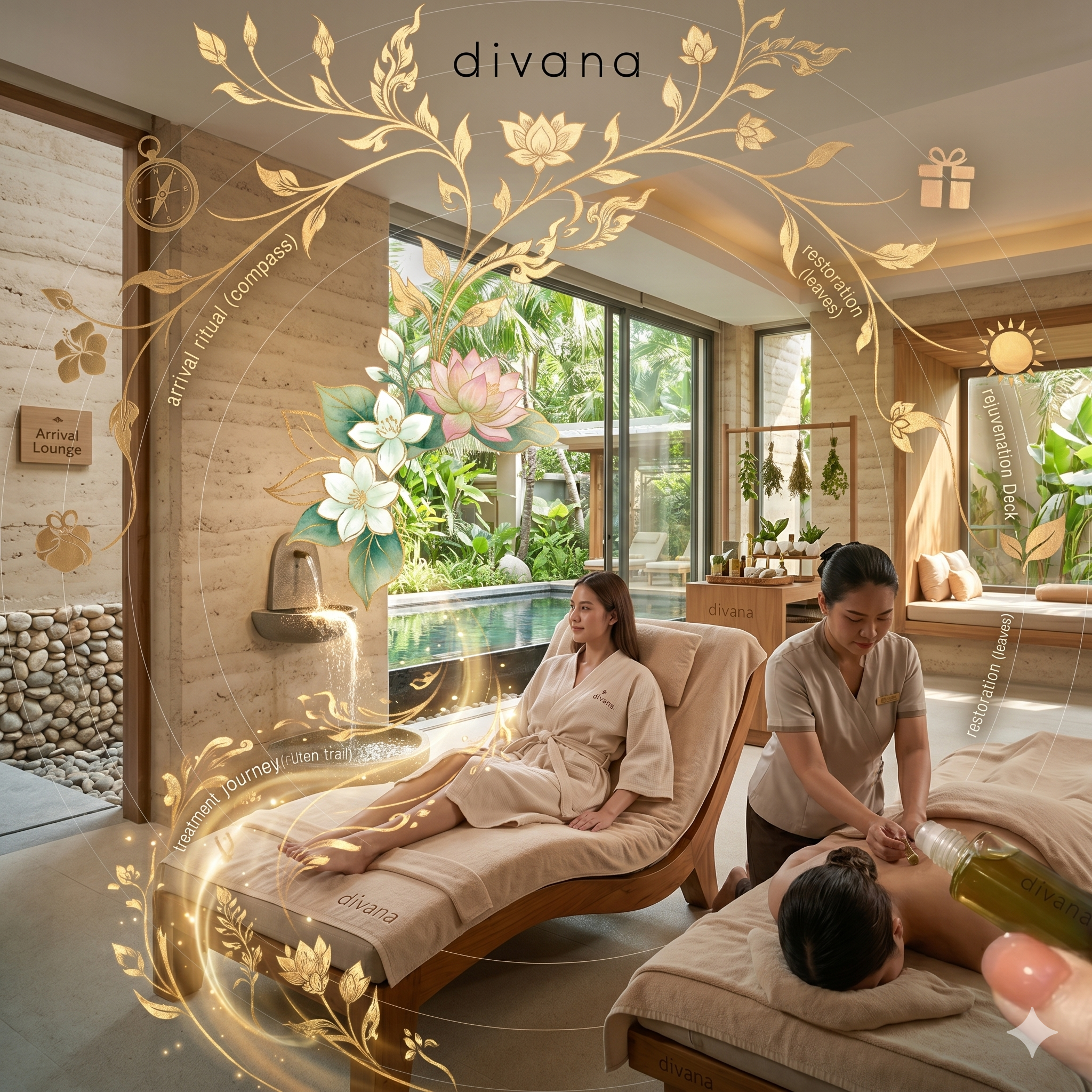 Thailand DIVANA Miracle Roller Essential Oil 4 Types Portable Aroma Care