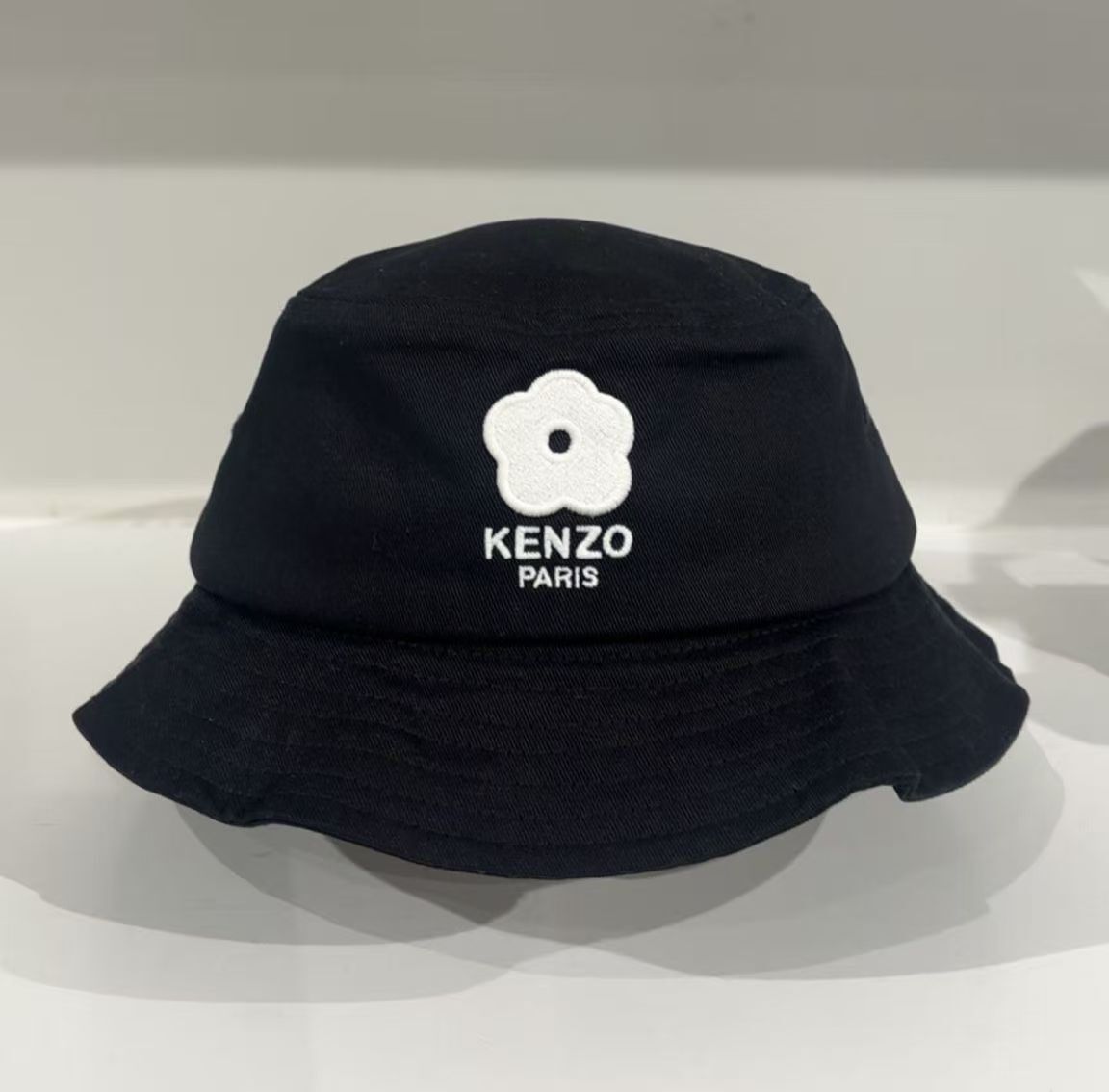 【預購】Kenzo H051805 花花logo漁夫帽（黑色）