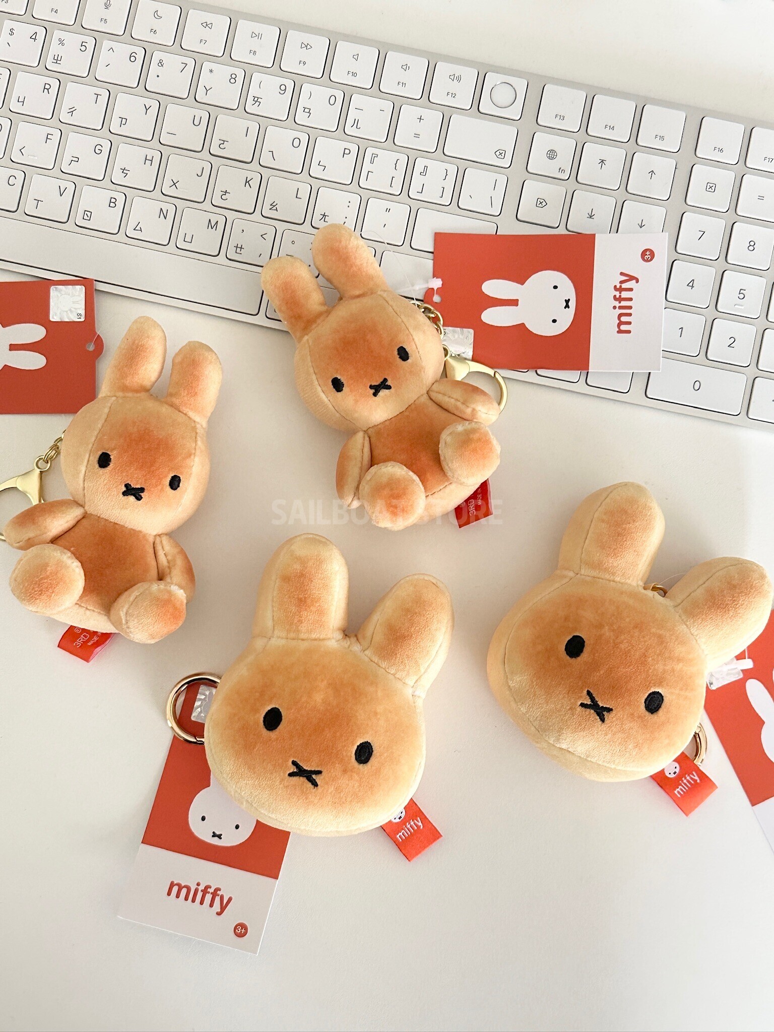#現貨 🇰🇷韓國首爾限定  Miffy 烤焦米菲兔 吊飾娃娃