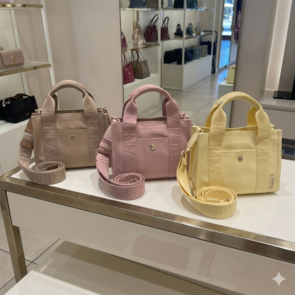 【預購】Furla H051745 帆布小小號托特包