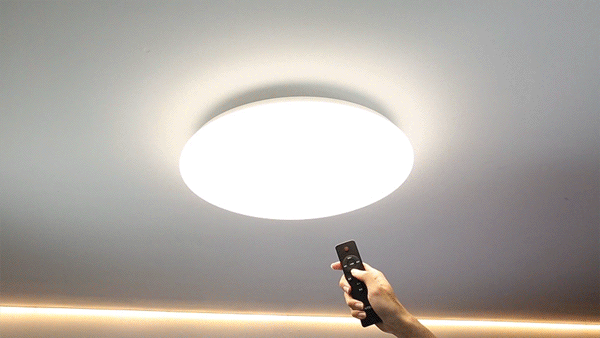 晨星 50W 吸頂燈遙控亮度調節 GIF