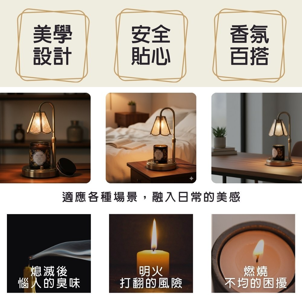 流光歲月融蠟燈