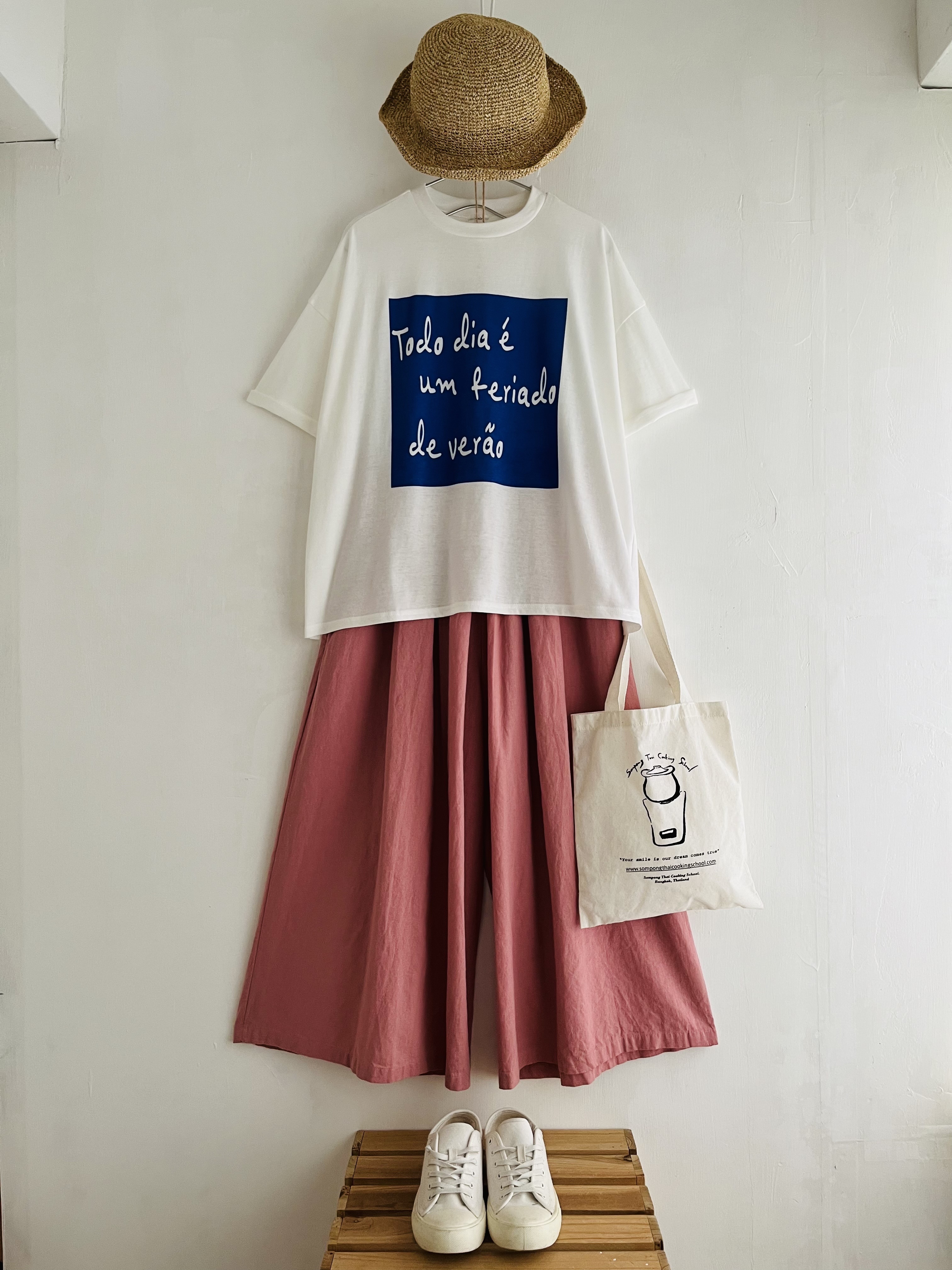 日本製ynir白色圓領tee