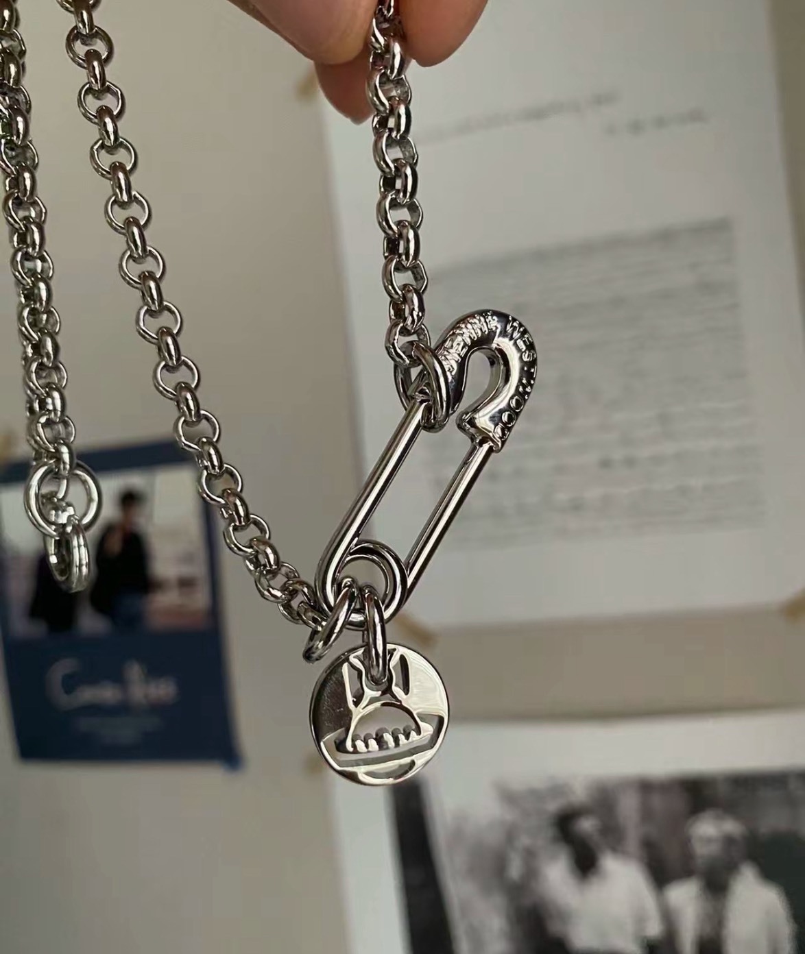 <大聲同款別針西太后🪐>Vivienne Westwood 別針項鍊