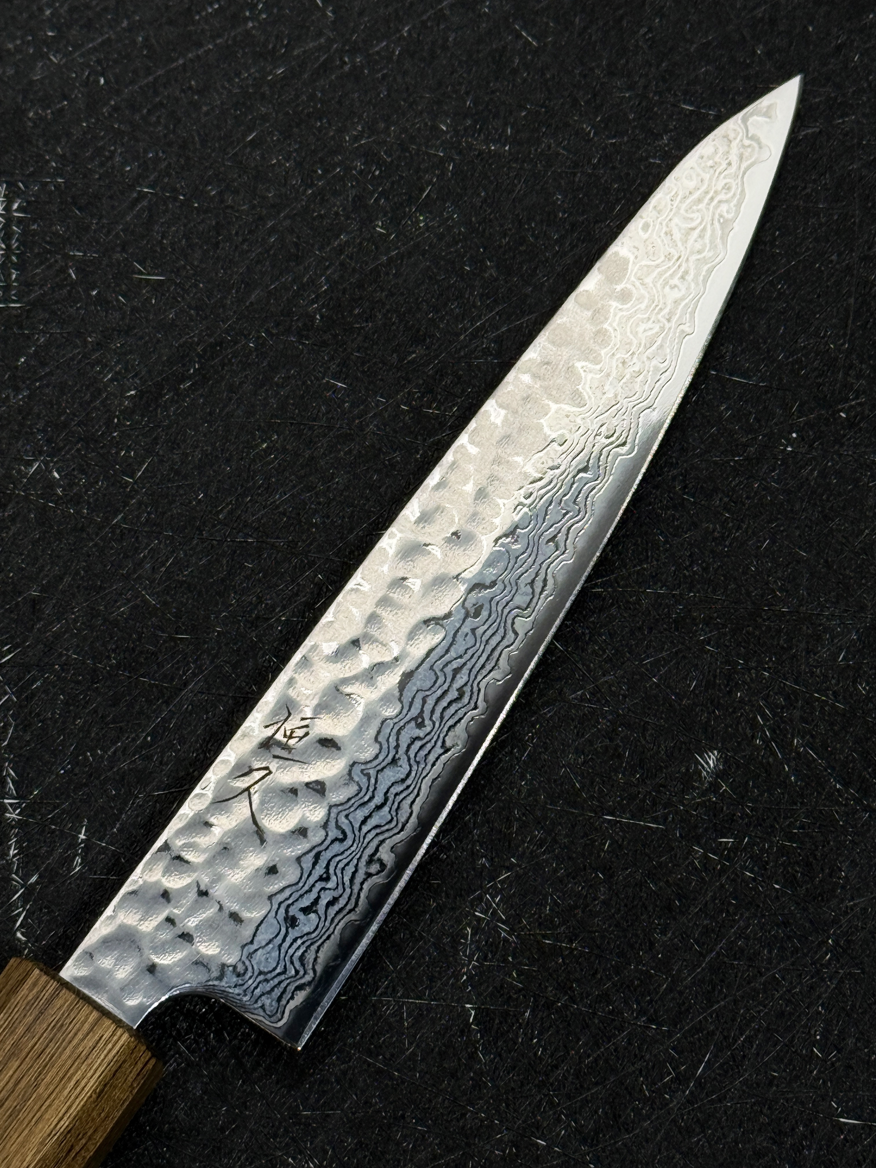 Tsunehisa Geppaku Ginsan Tsuchime Damascus Petty