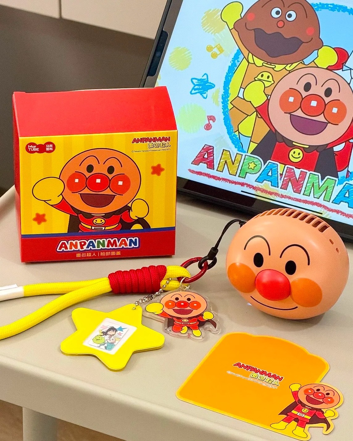 <官方正版授權✨> ANPANMAN 麵包超人 掛脖風扇 禮盒組