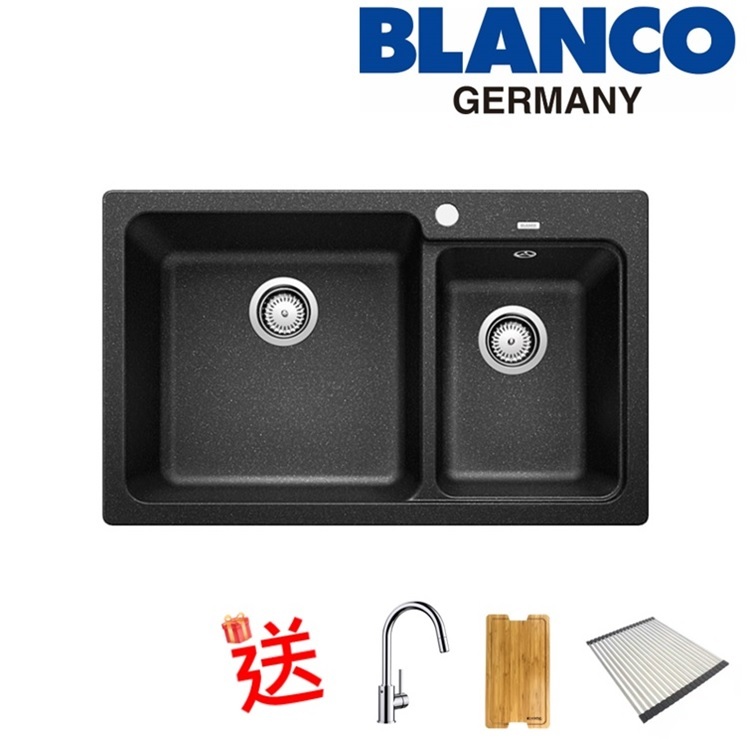 Blanco "Naya 8" 519646 Countertop Granite composite kitchen sink with Waste Kit (Anthracite)