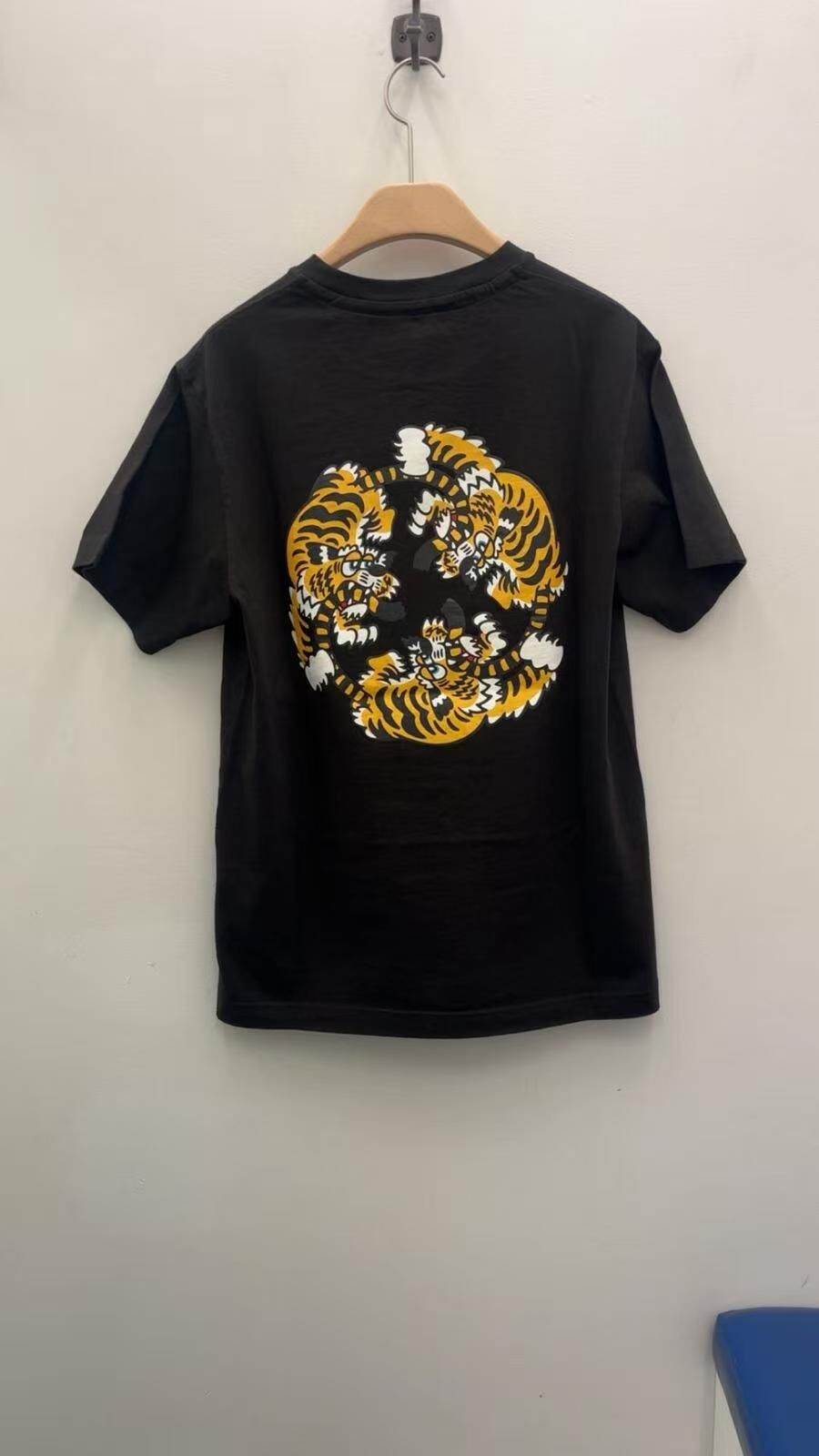 【預購】Kenzo H051817 男女同款三隻老虎上衣（黑色）